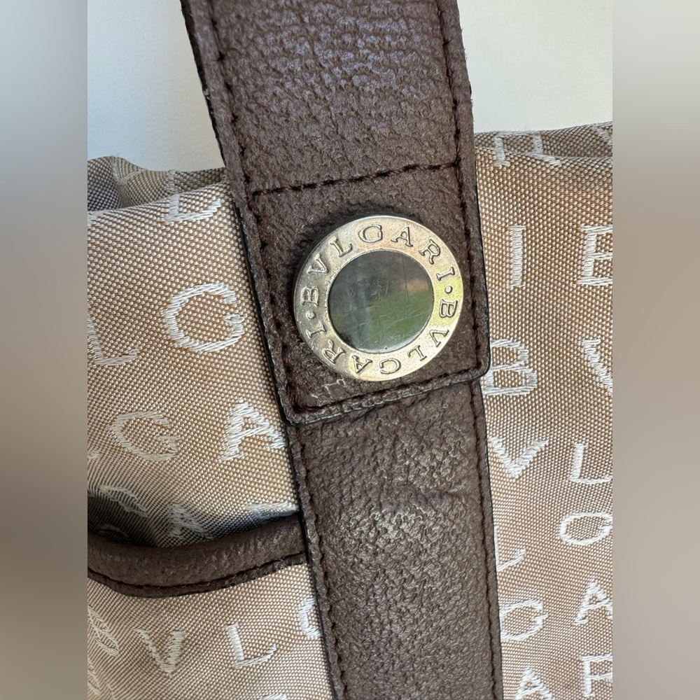 BVLGARI Tote Bag Light Preloved Wear - Picture 2 of 13